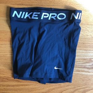 Navy blue Nike pro spandex